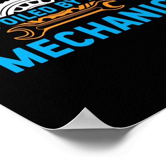 Von Gott durch Mechanik Poster (Ecke)