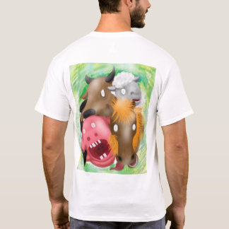 Von Gott entführt Lustiges Cartoon-Tiere T-Shirt