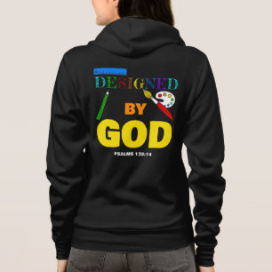 Von Gott entworfen - Psalmen 139:14 Christlicher G Hoodie