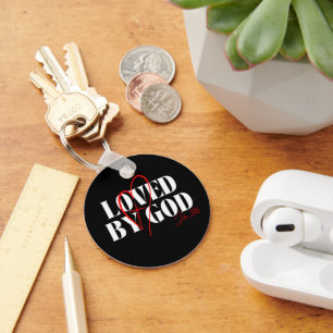 Von Gott geliebt - John 3:16 Schlüsselanhänger