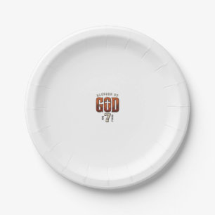 Von Gott Gesegnet 7 Jahre Vintage Christliches T-S Pappteller