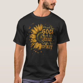 Von Gott gesegnet, geliebt durch Jesus Christliche T-Shirt