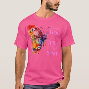 Von Gott gesegnet - von Jesus Butterfly geliebt T-Shirt