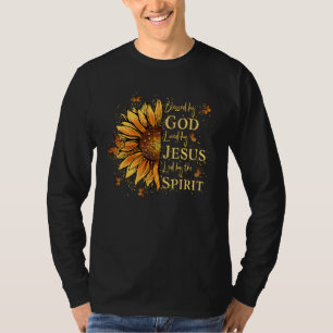 Von Gott gesegnet, von Jesus geliebt Sonnenblume T-Shirt