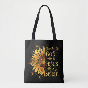 Von Gott gesegnet - von Jesus geliebt, Sonnenblume Tasche