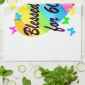 VON GOTT SEIT 60 JAHREN HERZGESTALTET KÜCHENTUCH (Gefaltet)