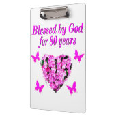 VON GOTT SEIT 80 JAHREN GESCHLOSSENE FLORALKONSTRU KLEMMBRETT (Links)