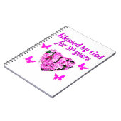 VON GOTT SEIT 80 JAHREN GESCHLOSSENE FLORALKONSTRU NOTIZBLOCK (Linke Seite)