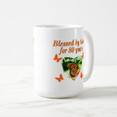 VON GOTT SEIT 80 JAHREN VERBREITETES FOTO KAFFEETASSE (VorderseiteRechts)