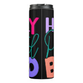 von Gott stark geschützt Thermosbecher (Rückseite)