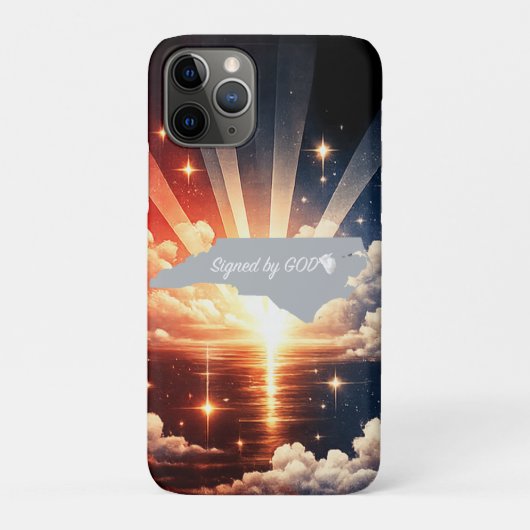 Von Gott unterschrieben Case-Mate iPhone Hülle (Rückseite)