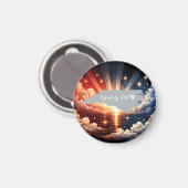 Von Gott unterschrieben Magnet (Vorderseite/Rückseite)