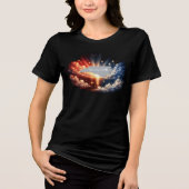 Von Gott unterschrieben Tri-Blend Shirt (Vorderseite)