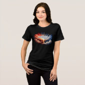 Von Gott unterschrieben Tri-Blend Shirt (Vorderseite voll)