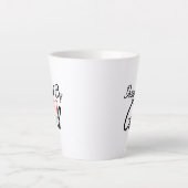 Von Gott weiß 12 oz. Latte Tasse (Vorderseite)