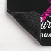 Von Gottes Gnade bin ich ein Brustkrebsüberlebende Mousepad (Ecke)