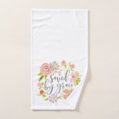 Von Grace gerettet - Ephesianer 2:8 Badhandtuch Set (Handtuch)