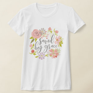 Von Grace gerettet - Ephesianer 2:8 T-Shirt