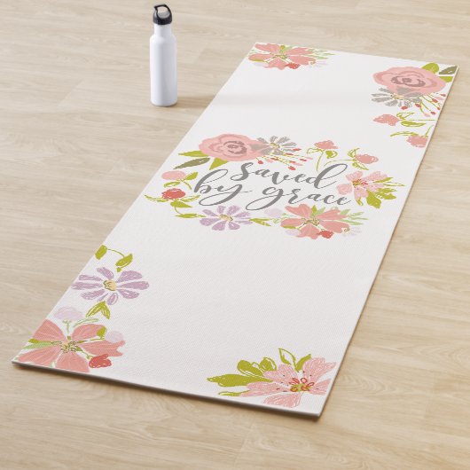 Von Grace gerettet - Ephesianer 2:8 Yogamatte (Beispiel)