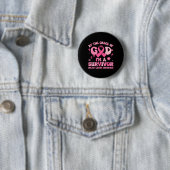 Von Grace God Im a Survivor Breast Cancer Survi Button (Beispiel)