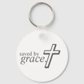 von Grace in weiß gerettet | Schlüsselanhänger (Vorderseite)