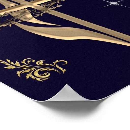 von Gras gerettet Poster (Ecke)