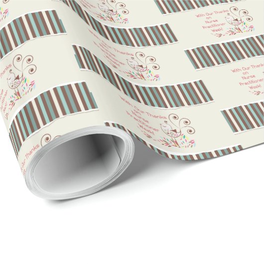 Von Group, Happy Nurse Practitioner Week Geschenkpapier (Rolleneckpunkt)