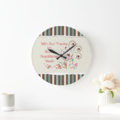 Von Group, Happy Nurse Practitioner Week Große Wanduhr (Zuhause)