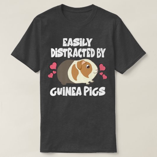 Von Guinea leicht abgelenkt T-Shirt (Design vorne)