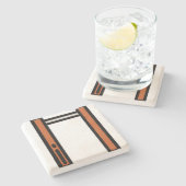 von Hand Bar Steinuntersetzer (Seitenansicht)