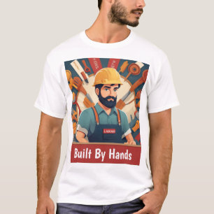 Von Hand erstellt - T - Shirt-Design für den Arbei T-Shirt