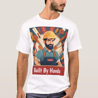 Von Hand erstellt - T - Shirt-Design für den Arbei T-Shirt