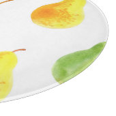 Von Hand gezeichnet Birnen, Aquarellbilder Schneidebrett (Ecke)