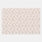 Von Hand Gezeichnet Blütenfeder Geschenkpapier Set (Vorderseite 3)