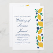 Von Hand Gezeichnet Botanische Abstrakte HochzeitK (Vorne/Hinten)