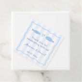 Von Hand gezeichnet Brautparty für zwei Paare mit Geschenkanhänger (Beispiel)