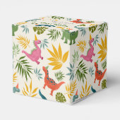 Von Hand gezeichnet Dinosaurier Colorful Wild Birt Geschenkschachtel (Rückseite)