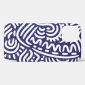 Von Hand gezeichnet ethnische Elemente, lebendiges Case-Mate iPhone Hülle (Rückseite (Horizontal))