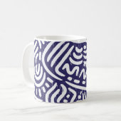 Von Hand gezeichnet ethnische Elemente, lebendiges Kaffeetasse (Vorderseite Links)