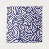 Von Hand gezeichnet ethnische Elemente, lebendiges Wandteppich (Vorderseite (Horizontal))