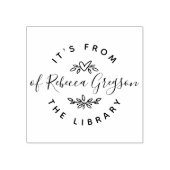 Von Hand gezeichnet Herzen und Blätter "aus der Bi Gummistempel (Prägung)