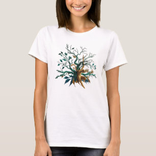 Von Hand Gezeichnet Natur und Abstrakte Kunst Gr T-Shirt