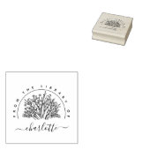 Von Hand gezeichnet rustikale Blume aus dem Biblio Gummistempel (Stempel)