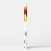 Von Hand gezeichnet Sonnenblumen: lebendiges gelbe Case-Mate iPhone Hülle (Rückseite / Rechts)