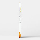 Von Hand gezeichnet Sonnenblumen: lebendiges gelbe Case-Mate iPhone Hülle (Rückseite / Links)