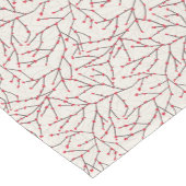 Von Hand gezeichnet Winterberry Branches Holiday Kurzer Tischläufer (Ecke)