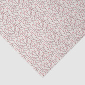 Von Hand gezeichnet Winterberry Branches Seidenpapier (Ausschnitt)