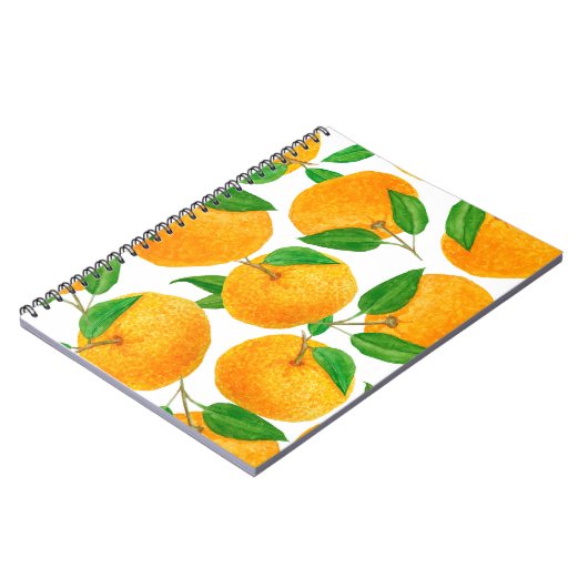 Von Hand gezeichnete Aquarellbilder mit hellen Far Notizblock (Linke Seite)