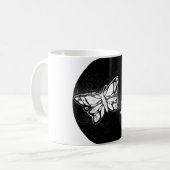 von Hand gezeichneter Schmetterling  Kaffeetasse (Vorderseite Links)