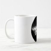 von Hand gezeichneter Schmetterling  Kaffeetasse (Links)